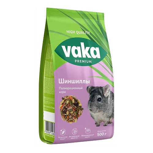ВАКА High Quality VAKA Premium корм для шиншилл 500г